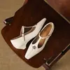 Zapatos Mary Jane de Camelia con Tacón Grueso de 3.5cm, Nuevos Zapatos con Tira en T 2026, Tallas 33-43, Moda Transfronteriza Tallas Grandes