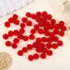 Fábrica em estoque 1,5 cm Bola de Ursinho Falso Bola de Lã de Cordeiro Grampo de Cabelo Acessórios de Cabelo Acessórios de Roupa Acessórios DIY