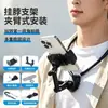 Suporte Magnético para Celular Pendurado no Pescoço Tipo Braço com Ventosa e Clipe Suporte de Fixação Multifuncional para Filmagem Ciclismo ao Ar Livre Transmissão ao Vivo