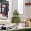 Árvore de Natal Verde de PVC com Luzes 1,2m Pequena Árvore de Natal de Mesa Decoração