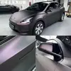 Película para carro que muda de cor adesivos para carro completo super fosco metalizado preto roxo mágico Super ya AMG cinza montanha Guerreiro Negro azul mágico
