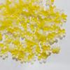 10mm Pequeños Pétalos de Vidrio de Flor de Cerezo Piezas de Flor de Vidrio para Manualidades Estilo Antiguo Flor de Cinco Pétalos Pasador de Cabello Accesorio para el Cabello Materiales para Abalorios Al por Mayor