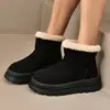Botas de Nieve de Moda Tallas Grandes 2026 Botines para Mujer para Personas Menudas para Aumentar la Altura Suela Gruesa Birkenstock Otoño/Invierno Nueva Llegada Forro de Felpa Engrosado