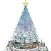 Adornos navideños, muñeco de nieve, árbol de Navidad, adornos colgantes decorativos, decoraciones creativas de granja de acrílico, etiquetas de regalo