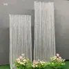 Cortina de Lentejuelas Doradas y Plateadas para Boda Fondo de Boda Gasa Encriptada Mantel Escama de Pez Fantasma Tejido Decorativo