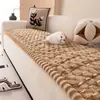 Cojín de sofá para mascotas exclusivo de Amazon, adecuado para todas las estaciones, manta de sofá antideslizante y resistente a los arañazos, funda de sofá simple de color liso estilo europeo