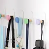 Venta Caliente de Fábrica Color Macarrón Fantasía Gancho Trasero de Puerta Super Resistente Gancho Adhesivo Sin Taladro Gancho Decorativo Creativo para Abrigos