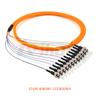Cable de Fibra Óptica Pigtail Transfronterizo Sc/Lc/Fc/St Paquete de Fibra Multimodo Om1-62.5Um Paquete de Fibra de 12 Núcleos