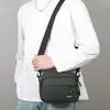 Maletín unisex, bolsa de tela Oxford de nailon a prueba de salpicaduras, bolso bandolera para hombre, bolsa de cajero multibolsillo, bolsa casual