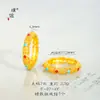 Anillo de Filigrana Hueca Esmaltada Chapado en Oro de Lujo de la Tienda de Oro Puzuo, Anillo Versátil para el Dedo Índice para Mujeres