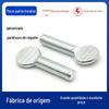 Parafuso Manual Padrão Nacional de Aço Carbono Galvanizado Parafuso Ranhurado Raquete de Tênis de Mesa Parafuso de Polegar Cabeça Chata M5M6M8