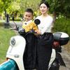 Manta para parabrisas de coche eléctrico de otoño e invierno, rodilleras cálidas impermeables y engrosadas para motocicleta y ciclismo, falda cortavientos para hombres y mujeres