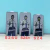 Adecuado para Samsung S24 Pantalla Completa Anti-Mirada Desbloqueo por Huella Dactilar Película de Vidrio Templado S24Ultra Película Protectora para Teléfono Móvil