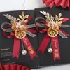 Ramillete de Boda Novia Novio Boda Padre Madre Set Completo Familia Alta Calidad Ojal Abuelo Abuela Invitados