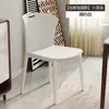 Silla de Comedor Nórdica Moderna para Comedor del Hogar Mesa y Sillas de Comedor Apilables Taburete de Respaldo Grueso Simple Moderno Silla de Plástico