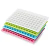 Rejilla de hielo 60 celdas 96 celdas placa de hielo de diamante grande bloque de hielo congelado placa de hielo cubo de hielo bloque de hielo rejilla molde de hielo caja fabricante