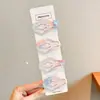 Pinzas para el pelo de colores dulces para niñas, Accesorios para el pelo de animales de dibujos animados y flores, Set de pinzas lindas y no dañinas para el flequillo
