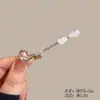 Presilha de Cabelo com Strass 2026 Novo Modelo Presilha Reta de Alta Qualidade Super Apertada Antiderrapante Presilha Lateral Presilha para Franja