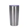 Suministro directo de fábrica en stock Taza para coche de 20 oz Acero inoxidable 304 Doble vacío en spray Taza de hielo para coche Taza para Coca-Cola