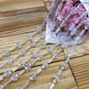 Cortina de Contas de Cristal para Casamento Acrílico Corrente de Contas Linha Cortina Divisória de Contas Corredor de Casamento Palco Teto Decoração Cordão de Contas Cortina de Porta