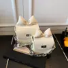 Mini Bolso Cuadrado Pequeño Portátil con Lazo 2026 Linda Caja Tejida de Paja Bolso de Hombro Simple Versátil Bolso Cruzado de Lujo Ligero