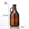 Garrafa de Vinho Tinto de Vidro Marrom à Prova de Luz, Selada, Grande Capacidade de 4000ml, Garrafa de Vinho Multi-Especificação da Califórnia