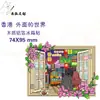 Pegatinas de madera para refrigerador de Hong Kong, Macao y Taiwán, pegatinas magnéticas creativas de la ciudad, lugares pintorescos, atracciones turísticas, pegatinas para refrigerador de Wenchuang