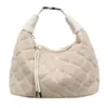 Bolso de Croissant Simple a Cuadros Retro Bolso de Empanada Versátil Elegante 2026 Nueva Textura Bolso de Hombro Único Bolso Cruzado de Moda