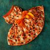 Ropa para Mascotas Vestido de Fiesta de Halloween Plataforma Transfronteriza Vestido de Princesa Tema Naranja Mascota Perro Vestido para Perro