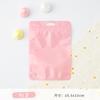 Cor macaroon saco auto-selante bolso plástico pequeno joias transparentes saco de embalagem plástica atacado saco selado grosso