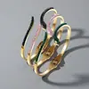 Pulseira Cruzada Europeia e Americana de Aço Inoxidável Nova em Forma de Cobra Pulseira de Aço Titânio Moda de Nicho Estilosa Ins Pulseira de Alta Qualidade