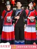 Ropa Étnica Yi, Disfraces de Performance para Mujeres Adultas, Atuendo de Boda Bordado de Lino Liso de Minoría Étnica de Yunnan, Ropa para Fotografía de Viajes, Otros