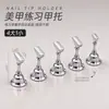 Estilo Japonês Tronco Estilo Simples Base para Nail Art Metal Metal Forte Magnético Suporte de Exibição Usando Armadura Argila para Prática
