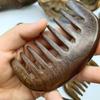 Pente de Ébano Natural Mini Pente para Calças com Aba de Bolso Pente de Maquiagem Portátil Pente de Madeira Pente para Cabelo Pente de Massagem Madeira Inteira Espessada Pente de Madeira Pequeno