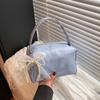 Bolsa de axila popular deste ano para mulheres, estilo coreano, moda moderna, bolsa quadrada pequena, nova tendência primavera/verão 2025, bolsa pequena casual moderna para mulheres