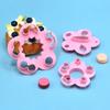 Molde Decorativo para Marmita Formato Pera Maçã Rosto que Muda Ovo de Codorna DIY Molde para Bolinha de Arroz Artificial