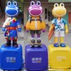 Escultura IP luminosa de PRFV personalizada mascote de grande empresa figura de desenho animado fábrica de origem instalação no local