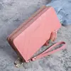 Billetera Nueva de Gran Capacidad para Mujer 2026, Bolso de Mano Largo Estilo Estudiante con Doble Cierre, Bolsita Coreana para Llaves y Teléfono de Dama