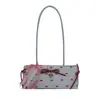 Moda de Nicho 2025 Verano Nuevo Bolso de Axila Bufanda de Seda para Mujer Estilo Juvenil Bolso de Mano de Moda Bolso de Hombro con Lazo