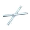Conector de perfil de alumínio de uma palavra emendando peças de fixação padrão europeu sulco alongado padrão nacional M6M8/20304045L