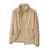 Ropa de Verano para Hombre Amigable con la Piel, Ropa Ligera para Pesca al Aire Libre con Protección Solar, Chaqueta Delgada de Secado Rápido Transpirable con Cuello Alto para Protección Solar