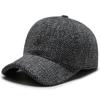 Chapéu de outono e inverno masculino chapéu de lã para meia-idade e idosos inverno ao ar livre proteção para as orelhas boné de beisebol boné boné chapéu quente chapéu de pai