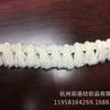 Ventas Directas de Fábrica, Suministro en Stock de Encaje de Algodón Puro con Patrón Floral, Borlas con Filetes Pequeños de 2 cm