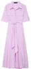 Vestido Camisa de Popelina de Moda de Venta Caliente AliExpress para Mujeres Europeas y Americanas