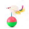 Venta al por mayor nuevo vaso para gatos juguete de ratón pluma de color flocado ratón vaso juguete