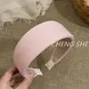 Diadema de Color Caramelo a Rayas Estilo Coreano Borde Ancho Nueva Elegante Pinza para el Cabello Simple Versátil Diadema de Gama Alta Accesorios para el Cabello