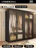 Armario de Acero Hogar Dormitorio Habitación de Alquiler Montaje Sencillo Estante de Hierro Armario Fuerte y Duradero Gabinete de Almacenamiento de Metal