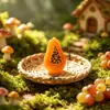 Mini Rodajas de Fruta Cortadas a la Mitad Decoración de Escena en Miniatura Juguete de Comida Modelo Accesorios Llavero de Resina Accesorios para Manualidades