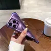 Adecuado para iPhone 16 Pro Pintura Metálica Mate Funda para Teléfono Móvil Apple 17 Succión Magnética en las Cuatro Esquinas 15 Anti-Caída 14 Película para Lente X