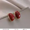 Pendientes Ankora Red Estilo Retro Festivo Navideño 2025 para Mujer Pendientes Únicos Elegantes Joyería para Orejas Simple Mayoreo